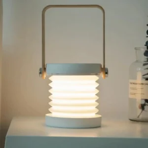 lâmpada dobrável de mesa LED
