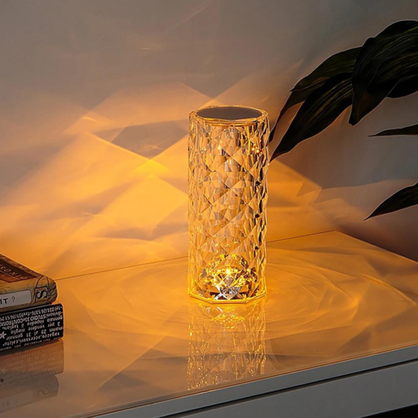 Lâmpada de Mesa de Cristal LED - Imagem 3