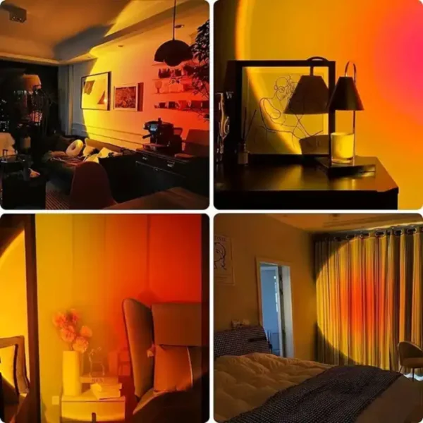Luz ambiente USB Sunset Luz do sol - Imagem 4