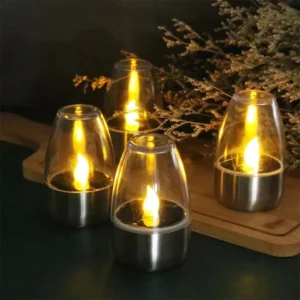 Velas solares LED sem chama, Luz noturna