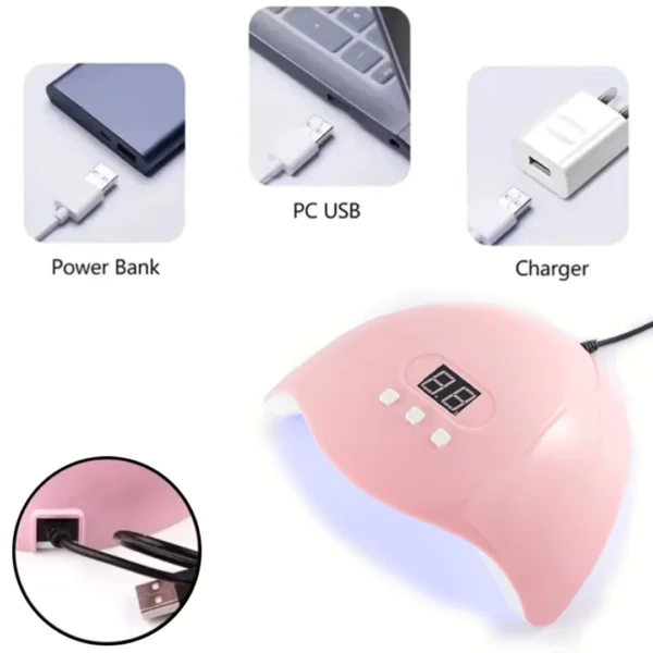 Máquina Secadora de Unhas com Cabo USB - Imagem 2