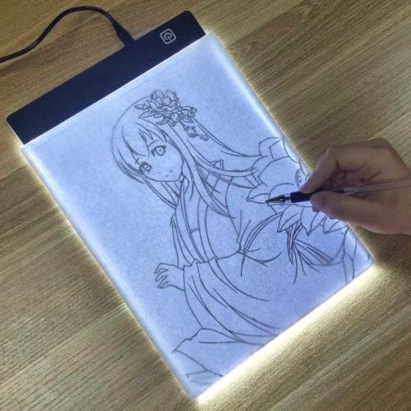 Bloco de cópia de desenho LED regulável