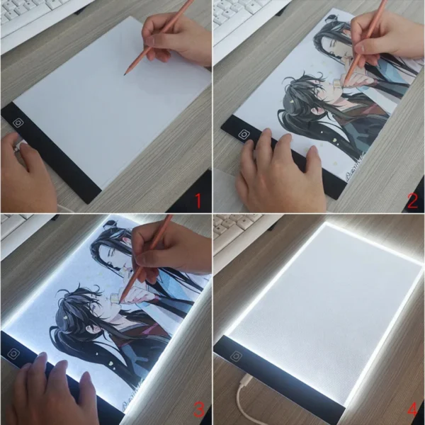 Bloco de cópia de desenho LED regulável - Imagem 2