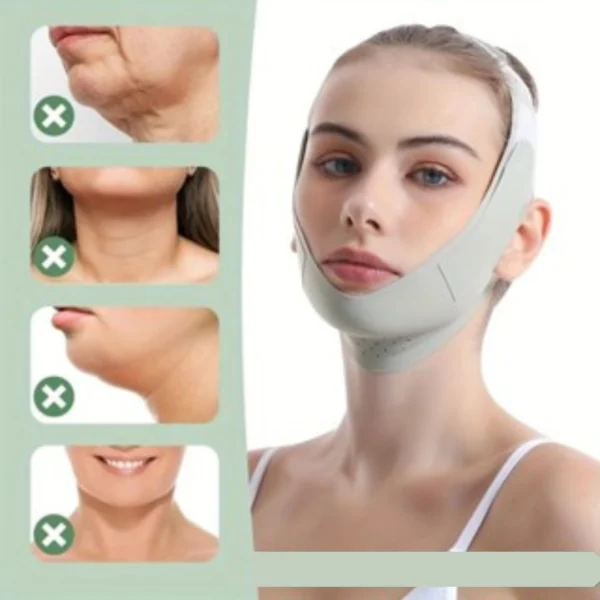Bandagem de Emagrecimento Facial Reutilizável - Imagem 3