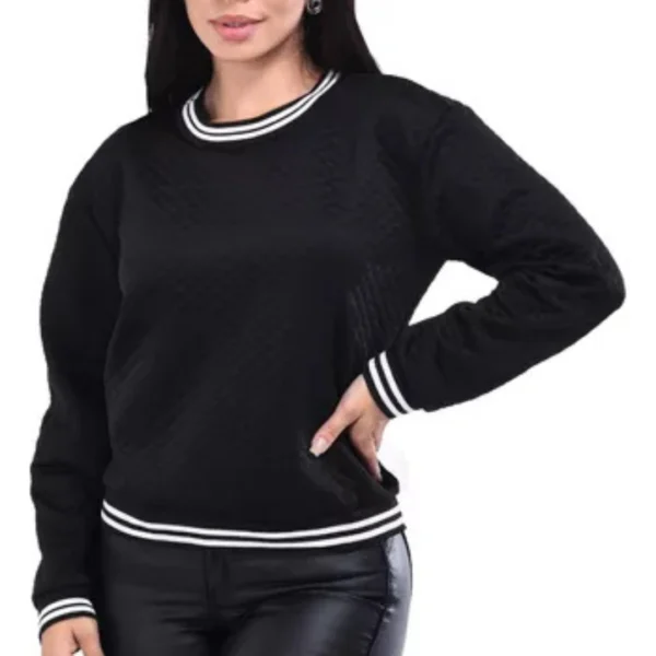 Blusa de Frio Feminina Agasalho Bomber - Imagem 3