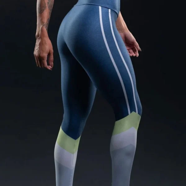 Calça Legging Estampa Blue Layer - Imagem 2