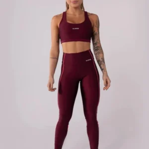 Calça Legging com Recortes e Ponto de Cobertura
