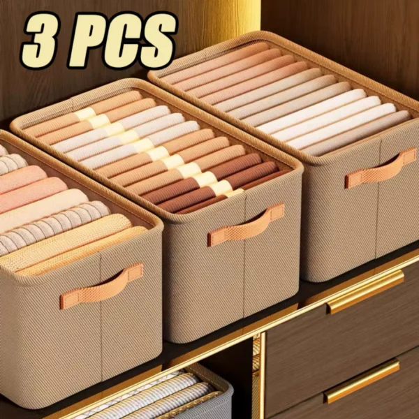 Kit de Organizadores de Roupas Dobráveis ​​(3 peças)