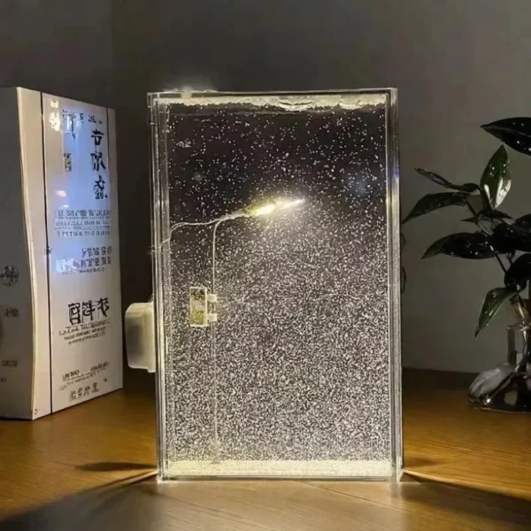 Luz Noturna de Floco de Neve DIY