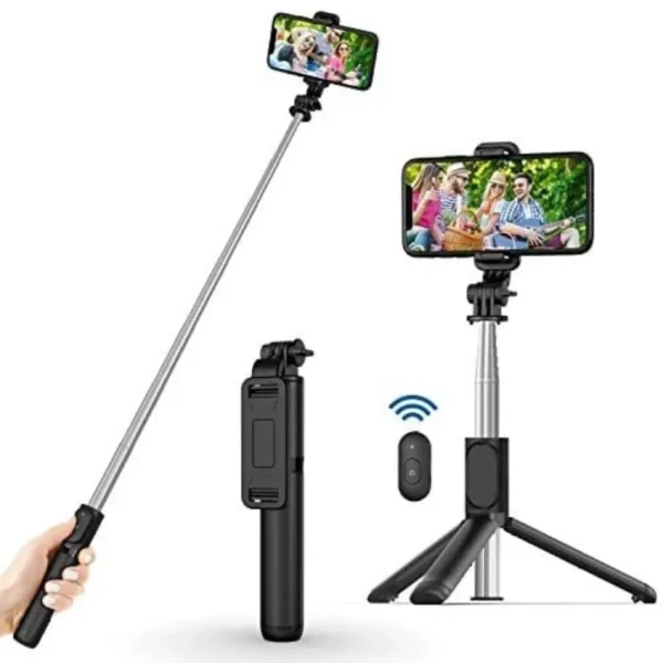 L-15 Mini Tripé e Selfie Stick 3 em 1 - Imagem 2