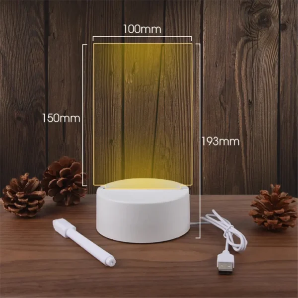 Transparente luminosa LED Night Lights - Imagem 3