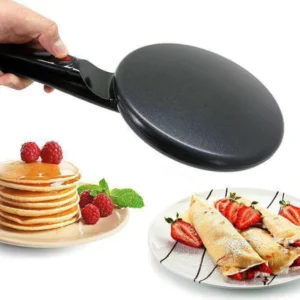 Máquina Elétrica de Crepe e Waffle Antiaderente