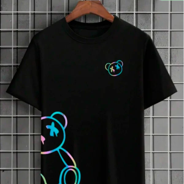 Camiseta Urso Camisa Algodão Unissex