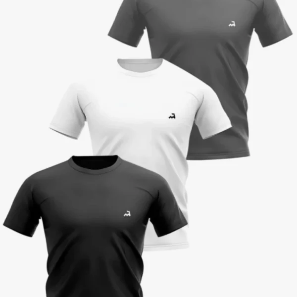 Kit 3 Camiseta de academia