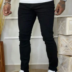 Calça Jeans Masculina Skinny Preta