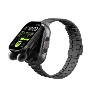 relógio inteligente 2 em 1 com fone de ouvido