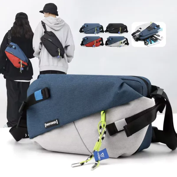 Packs de cintura com painéis de nylon