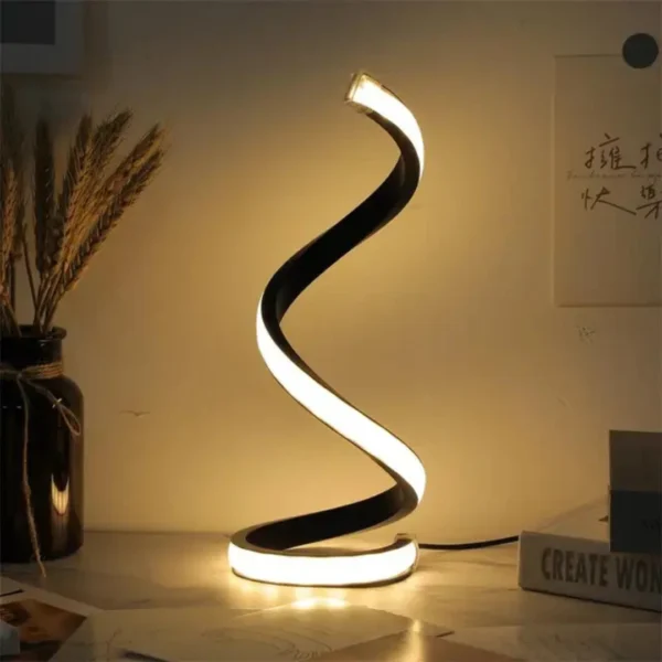 Espiral lâmpada de mesa - Imagem 3