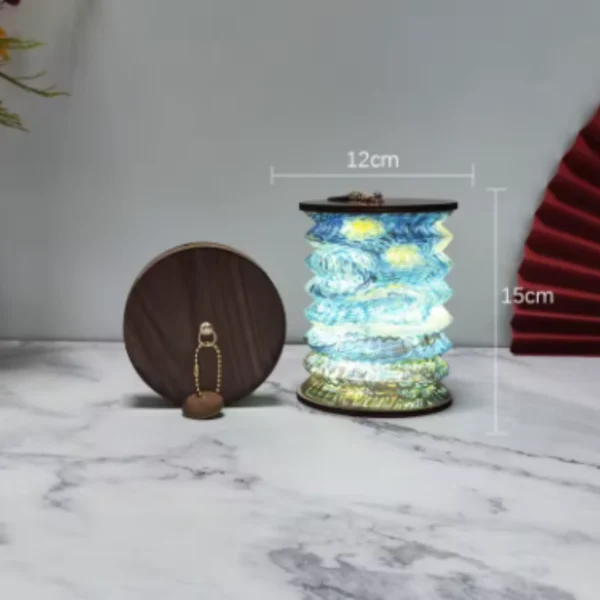 Lâmpada de mesa estilo japão - Imagem 4