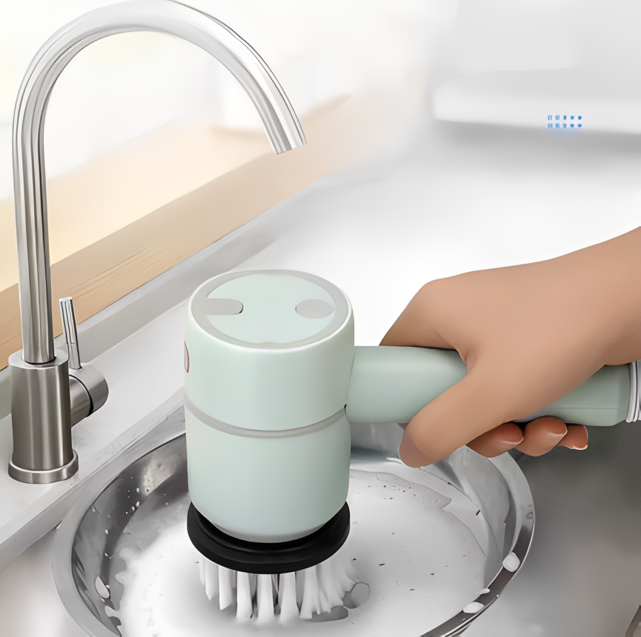 Escova de Limpeza Elétrica USB Recarregável